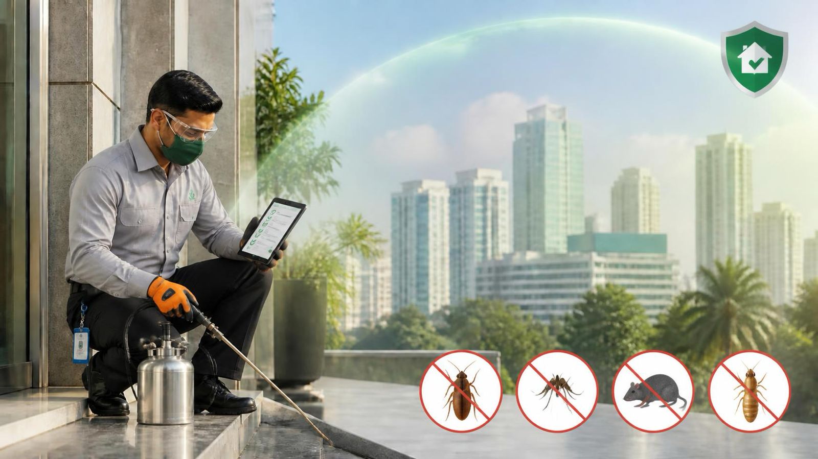 PCAMB specialist delivering a facility-specific pest management programme