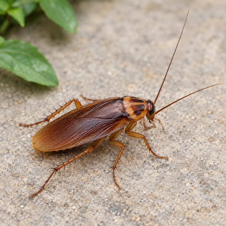 Cockroaches identification photograph